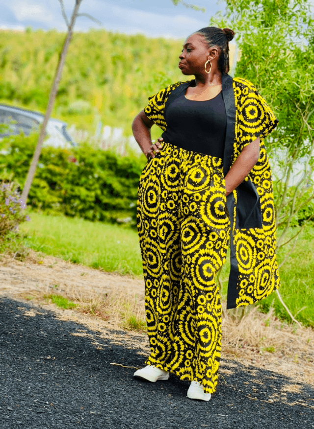 Yellow Ankara Baggy Trousers